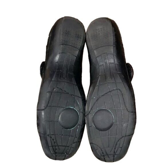 Ros Hommerson Chelsea Mary Jane Shoes Womens 8.5 SS Narrow Black Leather - Picture 7 of 16
